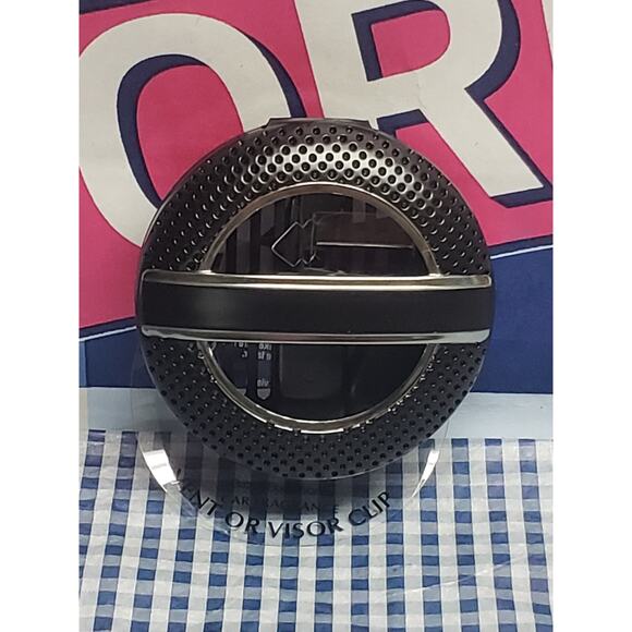 BBW Black Textured Soft Touch Visor & Vent Clip Fragrance Holder - Picture 1 of 1